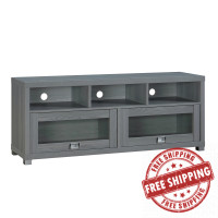 Techni Mobili RTA-8850-GRY Durbin TV Stand for TVs up to 75in, Grey
